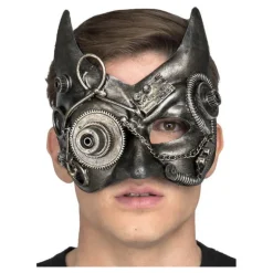 Antifaz con forma de Gato Steampunk