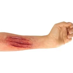 Aplicación De Látex Y Maquillaje Herida Achillada