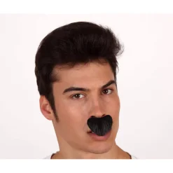 Bigote chato negro de Charlot