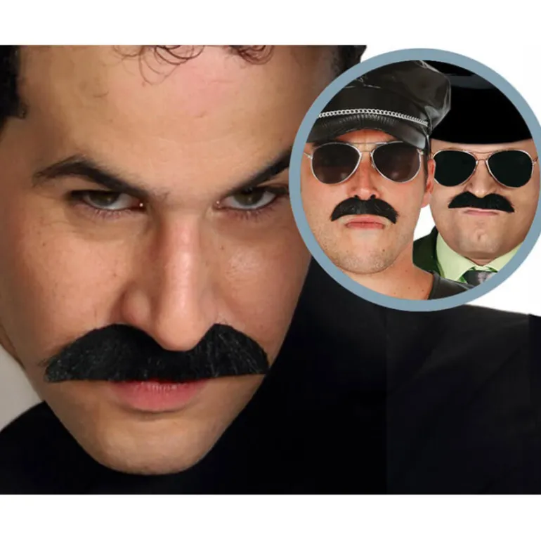 Bigote común, válido para muchos disfraces