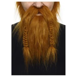 Bigote con Barba castaña