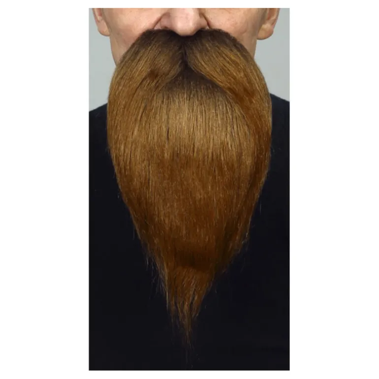 Bigote con Barba castaño