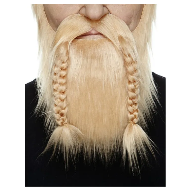 Bigote con Barba rubio claro