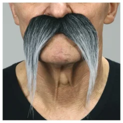 Bigote de Chino negro canoso