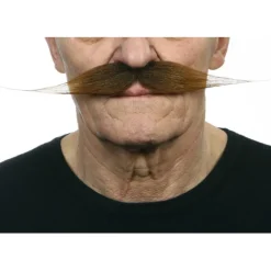 Bigote grande marrón