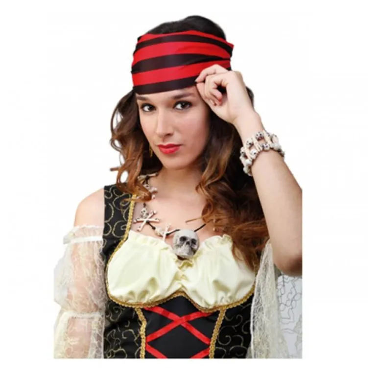 Brazalete con calaveras y dientes