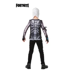 Camiseta Disfraz con Capucha Skull Trooper Fortnite para niño y adolescente