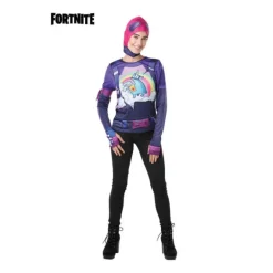 Camiseta Disfraz con Capucha Brite Bomber Fortnite para mujer