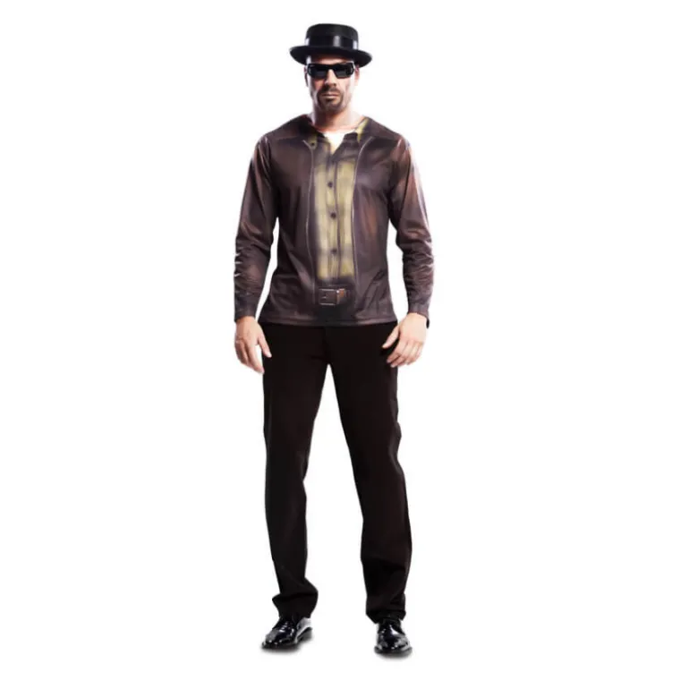 Camiseta Disfraz Heisenberg Breaking Bad Hombre