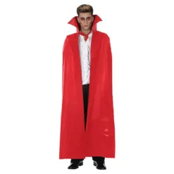 Capa de Vampiro Roja para adultos de 140 cm