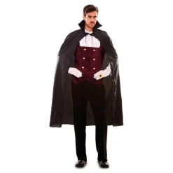 Capa negra para hombre