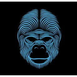 Careta de Gorila iluminación LED