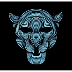 Careta de Pantera iluminación LED