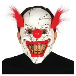 Careta de Payaso de terror con pelo