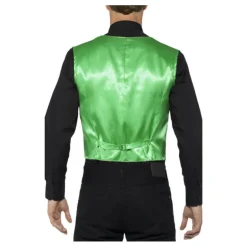 Chaleco Verde con Lentejuelas para hombre