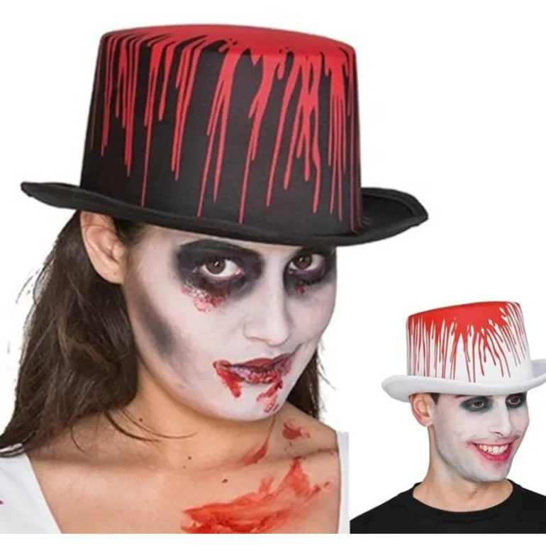 Chistera con sangre en varios colores