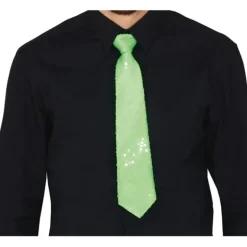 Corbata de Lentejuelas Neón en varios colores de 36 cm