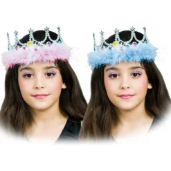Corona de Princesa con Marabú en colores surtidos