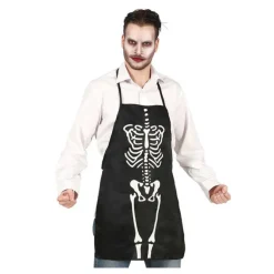 Delantal de Cocina con Estampado de Esqueleto