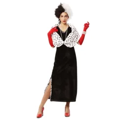 Deslumbrante Disfraz de Cruella de Vil para Mujer