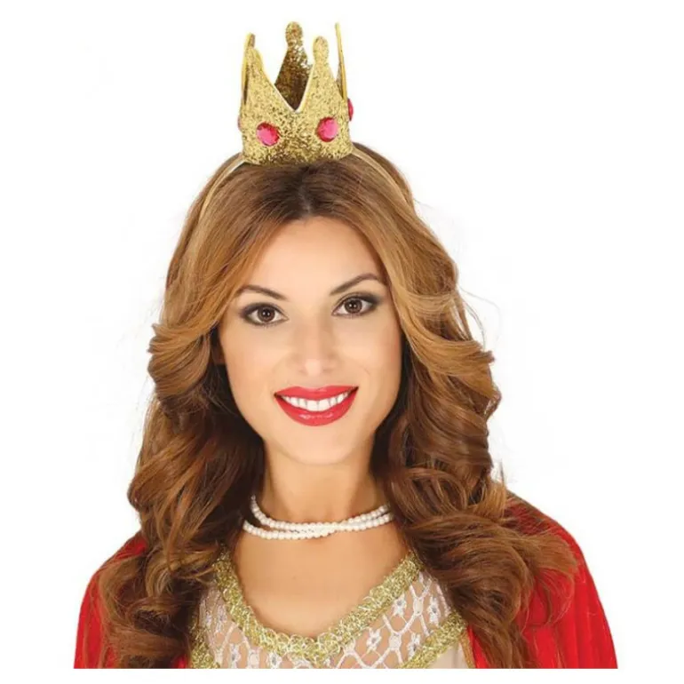 Diadema con Corona Dorada