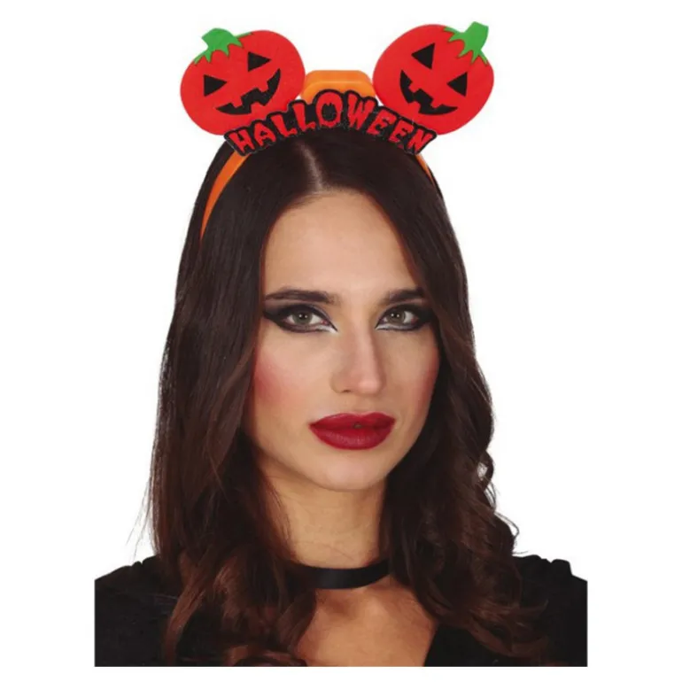 Diadema de Calabazas con Luz