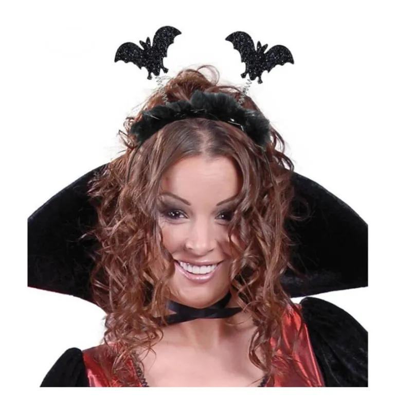 Diadema de Murciélagos con Marabú negro