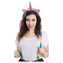 Diadema de Unicornio rosa infantil