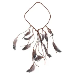 Diadema India con plumas de 23 Cm de diámetro