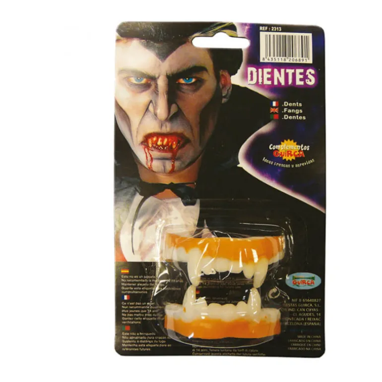 Dientes Vampiro de látex para Halloween