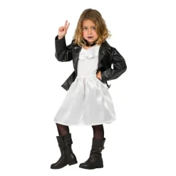 Disfraz infantil Tiffany la Novia de Chucky básico