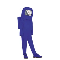 Disfraz Among Us Azul para niños
