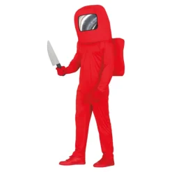 Disfraz Among Us Rojo para adolescentes