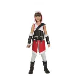 Disfraz Assassin's Creed blanco para niña