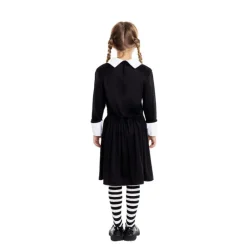 Disfraz Clásico Negro de Niña Siniestra para Niña y Adolescente