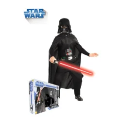Disfraz Darth Vader con espada en caja
