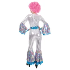 Disfraz de Abba Woman plateado para mujer