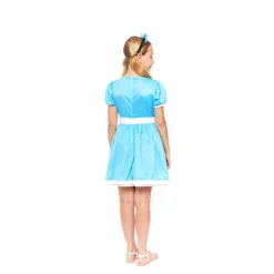 Disfraz de Alicia con Vestido Azul para niña