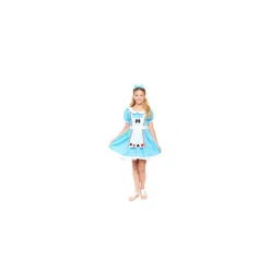 Disfraz de Alicia con Vestido Azul para niña