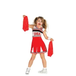 Disfraz de Animadora Zombie para niña