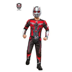 Disfraz de Antman Los Vengadores Musculoso con Máscara Deluxe para Niño