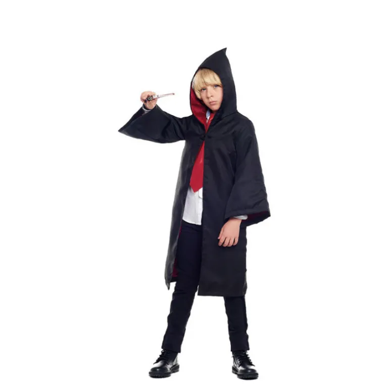 Disfraz de Aprendíz de Mago Rojo para Niño