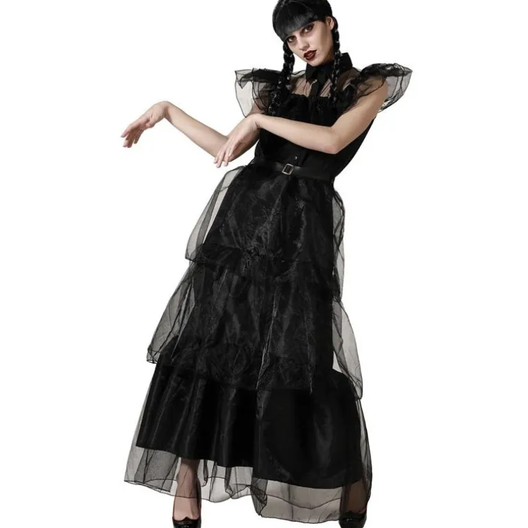 Disfraz de Baile de Niña Siniestra