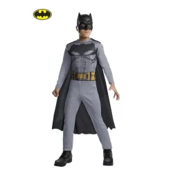Disfraz de Batman Liga de la Justicia Opp Gris con Máscara para Niño