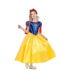 Disfraz de Blancanieves para Niña con Diadema y Capa