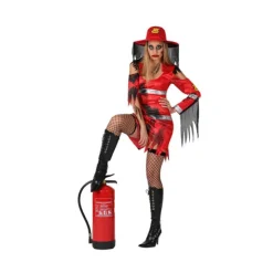 Disfraz de Bombera Muerta para mujer