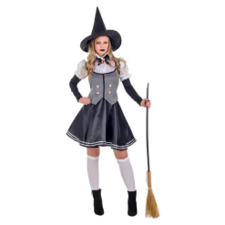 Disfraz de Bruja Gris para mujer