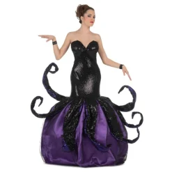Disfraz de Bruja Villana del Mar Morado para Mujer