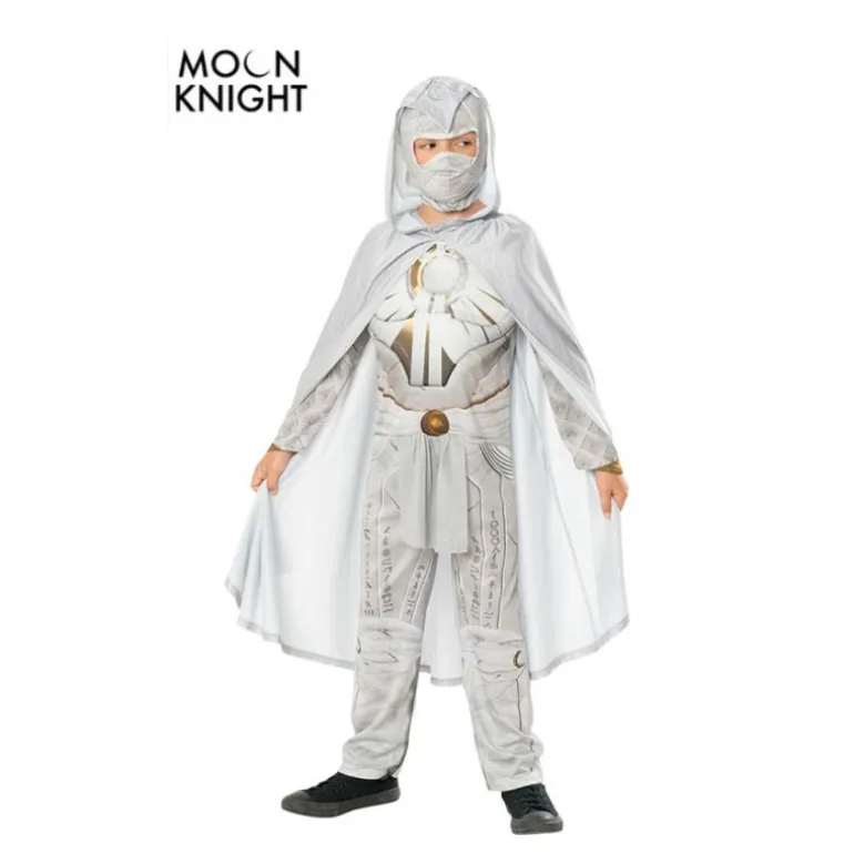 Disfraz de Caballero Luna Premium acolchado 3D con capa para niño