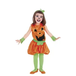 Disfraz de Calabaza Divertida para niña y bebé